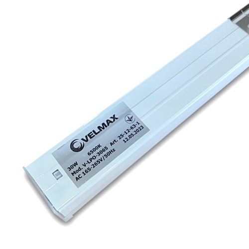 Линейный LED светильник Velmax V-LPO 30W 6500K IP20 25-12-63