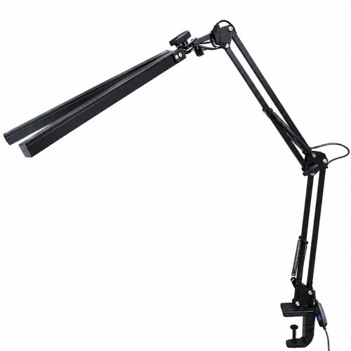 Настільна LED лампа ElectroHouse FocusPro 15Вт 3000К/4000К/6000К струбцина чорний EH-LMT-15B