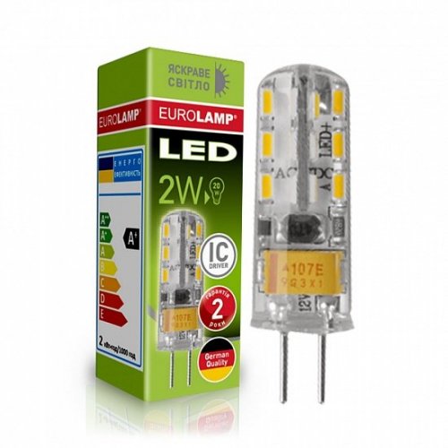 LED лампа Eurolamp G4 2W 3000K LED-G4-0227(220)