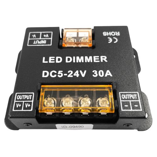 Димер з пультом Biom 30A 360W 5-24V Touch RF (15А*2 канала) D-30A-Touch-V2-W 25594