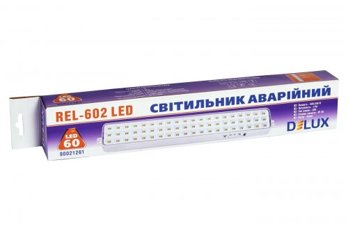 LED светильник аварийный DELUX REL-602 4W 60LED IP20 90021261