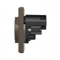 Розетка Videx Nota USB-A + USB-C 20W одинарная с заземлением мокко VF-NT-SK1GUC-BR Розетка Videx Nota USB-A + USB-C 20W одинарная с заземлением мокко VF-NT-SK1GUC-BR