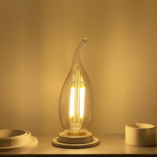 Світлодіодна LED лампа Feron свічка на вітрі LB-159 6W E14 2700K (25750) 5238