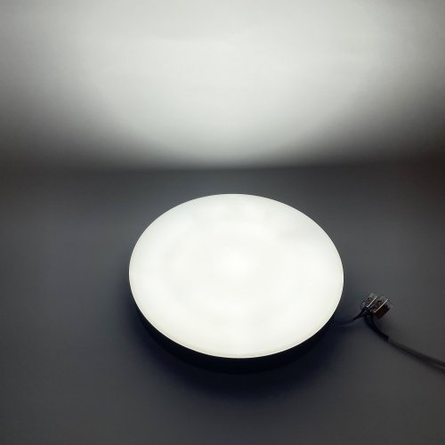 LED світильник накладний Biom 12W 5000К IP40 круглий чорний NL-2-R12-B-5 25795