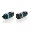 Силовий роз'єм Techno Mini-TEEPLUG D7-12 IP68 (вилка + розетка) THB.387.A5A + THB.387.B5A