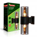 Уличный светильник Eurolamp DECO R 2xЕ27 IP54 черный BRA-2xE27(DECO)R Уличный светильник Eurolamp DECO R 2xЕ27 IP54 черный BRA-2xE27(DECO)R