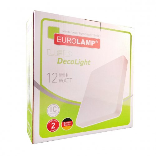 LED светильник DecoLight Eurolamp накладной 12W 4000K LED-NLS-12/4(F)new