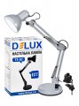 Настільна лампа DELUX TF-07 E27 Сріблястий 90012376