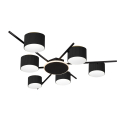 Світильник стельовий Eurolamp Montreal під лампи 6xGX70 IP20 чорний LR-6xGX70(black)G1 Світильник стельовий Eurolamp Montreal під лампи 6xGX70 IP20 чорний LR-6xGX70(black)G1