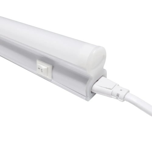 Линейный LED светильник интегрированный EVROLIGHT IТ-5-600 8W 6400K с выключателем 000060445