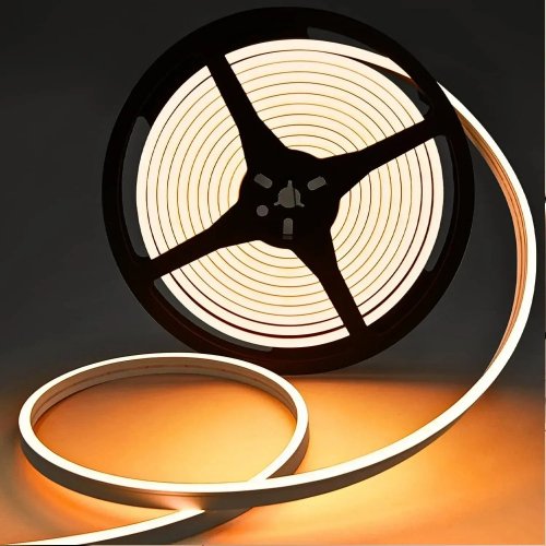 Світлодіодний неон Prolum LT SMD2835 4x10 120шт/м 12W/м IP68 12V теплий 120092