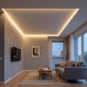 Світлодіодна LED-стрічка в натяжній стелі: що потрібно знати майстру з натяжних стель Світлодіодна LED-стрічка в натяжній стелі: що потрібно знати майстру з натяжних стель
