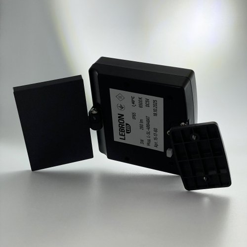 LED светильник уличный Lebron L-SL-48648AT на солнечной батарее 3W 6500К IP65 с датчиком движения 15-17-60