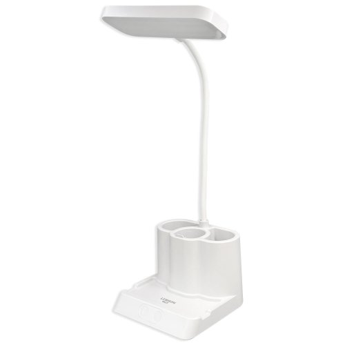 Настільна LED лампа акумуляторна Lebron L-TL-7603 гнучка 5W 3000-6500K білий 15-13-41