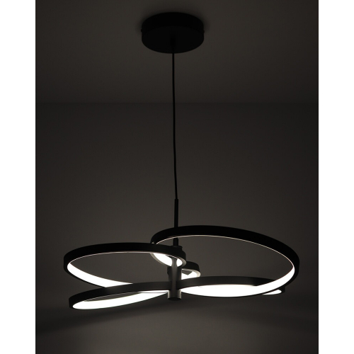 LED світильник підвісний Goldlux Ribbon 37W 4000K чорний 335982