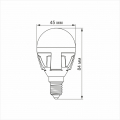 Світлодіодна лампа Videx Premium G45 7W E14 4100K VL-G45-07144