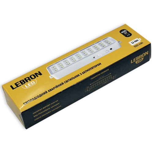 LED светильник аккумуляторный Lebron L-EL 2W 1000MAH 16-95-20