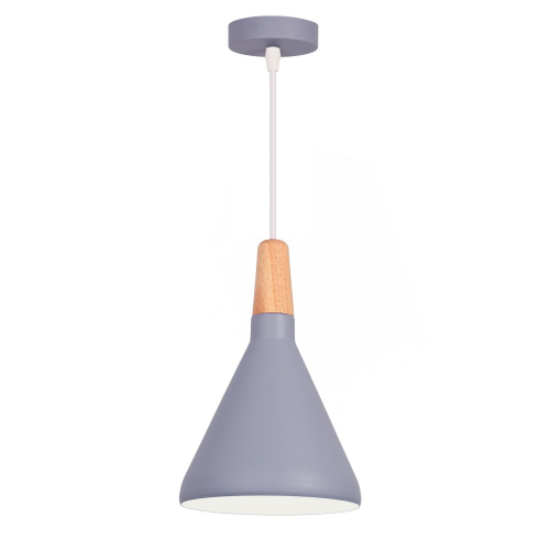 Подвесной светильник Velmax V-CL-DRUM-Gr-Wh E27 23-10-48