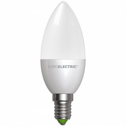 LED лампа Euroelectric свеча CL 6W E14 4000K LED-CL-06144(EE)