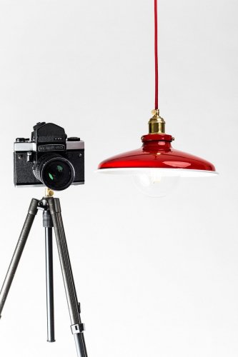 Підвісний світильник червоний PikArt 576