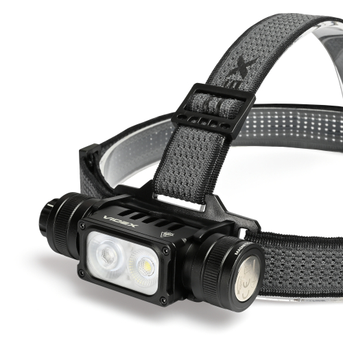 Налобный светодиодный аккумуляторный LED фонарь Videx 2000Lm 5000K IP65 VLF-H066A