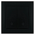 Вимикач Marshel Ideal 2-х клавішний прохідний чорний VS10-305-B