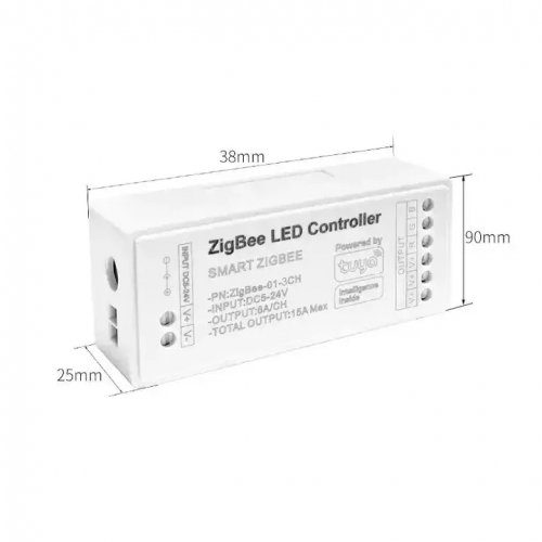 Контроллер управления Prolum RGB Wi-Fi 5-24V 15А ZigBee TUYA HomeLink 404007