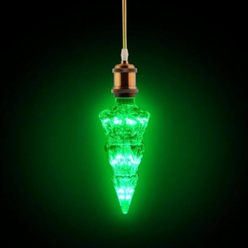 LED лампа Horoz зеленая PINE 2W E27 001-059-0002-040