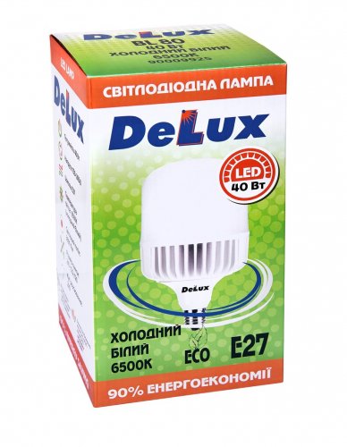 Світлодіодна лампа DELUX BL80 40W E27 6500K