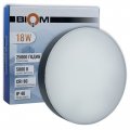 LED світильник накладний Biom 18W 5000К IP40 круглий чорний NL-2-R18-B-5 25796