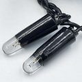 Уличная Led гирлянда Евросвет STARLIGHT бахрома синий Flash 75LED 2х0,7м IP44 черный провод 000057263