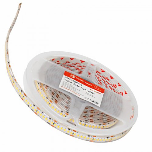 LED стрічка ElectroHouse Externum IP65 240шт/м 18W/м 24V 4500К EH-STR8IP