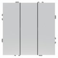 Выключатель Ardero EV113-S Soft трехклавишный серебро 8719 Выключатель Ardero EV113-S Soft трехклавишный серебро 8719