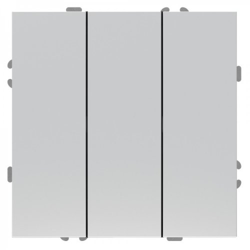 Выключатель Ardero EV113-S Soft трехклавишный серебро 8719