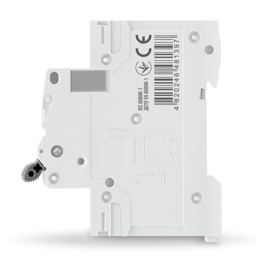 Автоматичний вимикач Videx RESIST RS6 1п 20А З 6кА VF-RS6-AV1C20