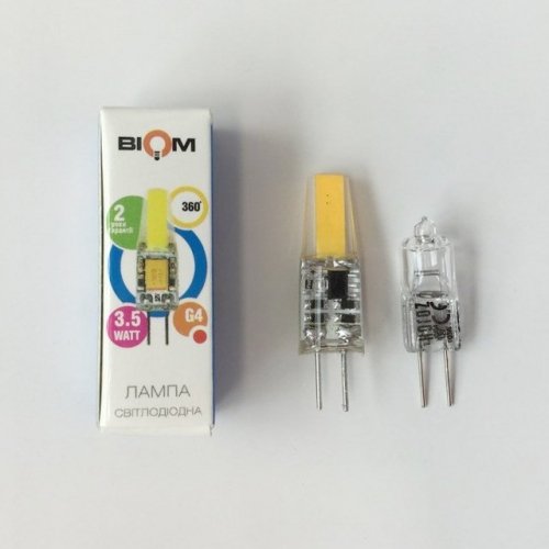 Світлодіодна лампа Biom G4 3,5W 220V 3000K