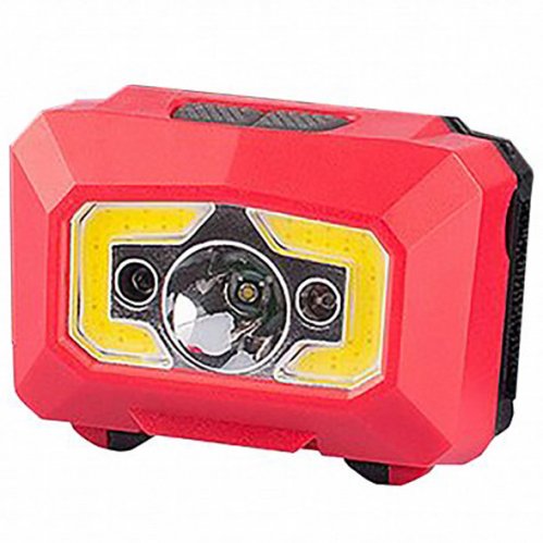 Портативний світлодіодний налобний ліхтар Eurolamp 3 Вт 6500K червоний HL-3W(red)