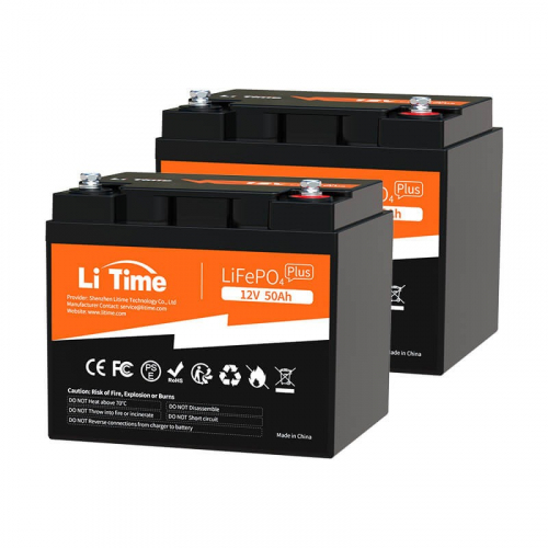 Акумуляторна батарея літієва LiTime LiFePO4 12V 50Ah (640Wh) litime-12-50