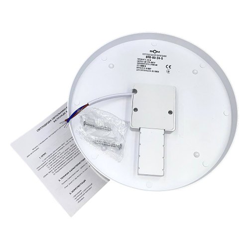 LED светильник накладной Biom 24W 5000К BYR-03-24-5 круглый 23413