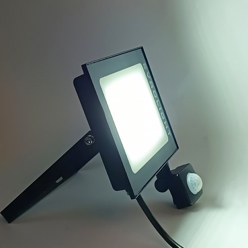 LED прожектор с датчиком движения EVROLIGHT EV-50D 50W 6400K IP65 000056751