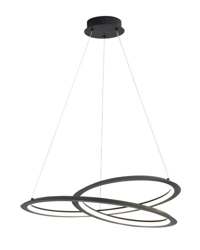 LED світильник підвісний Goldlux Tango 44W 4000K чорний 331106