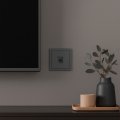 Розетка Ardero ER141TV-G Soft одинарна телевізійна сіра 8655 Розетка Ardero ER141TV-G Soft одинарна телевізійна сіра 8655