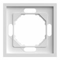 Рамка однопостова Ardero EF101-W Soft білий 8733 Рамка однопостова Ardero EF101-W Soft білий 8733