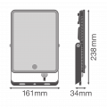 LED прожектор Ledvance Floodlight Essential Sensor 50W 3000K IP65 с датчиком движения 4058075768376