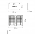 Солнечная панель (портативное зарядное устройство) VIDEX 10W VSO-F510UU