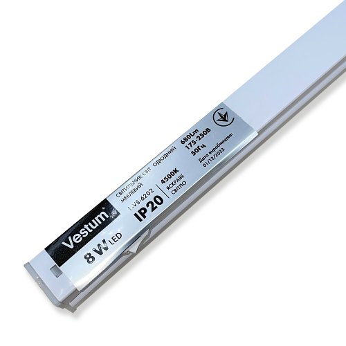 LED светильник Vestum T5 мебельный 8W 4500K 56см 1-VS-6202