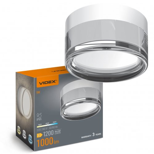 LED светильник настенный VIDEX BHD01 9W 2800/4000/6500K IP65 VL-BHD01-09CWW