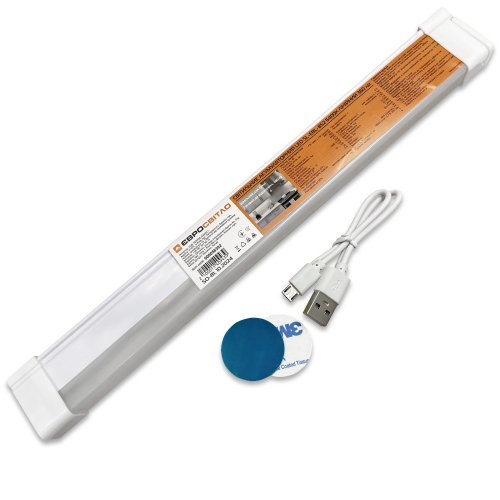 LED світильник ліхтар Євросвітло акумуляторний лінійний SL-EBL-852 6400К 318мм 000058392