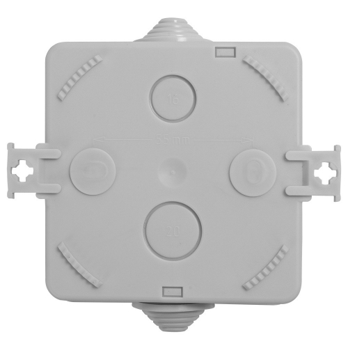 Коробка распределительная герметичная наружная E.Next IP55 с крышкой 95х95х58мм s027040