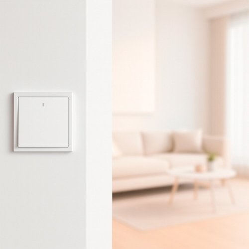 Выключатель Ardero EV111L-W Soft с подсветкой белый 8690